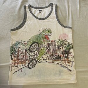 Boys sleeveless top/tank size M(8)
